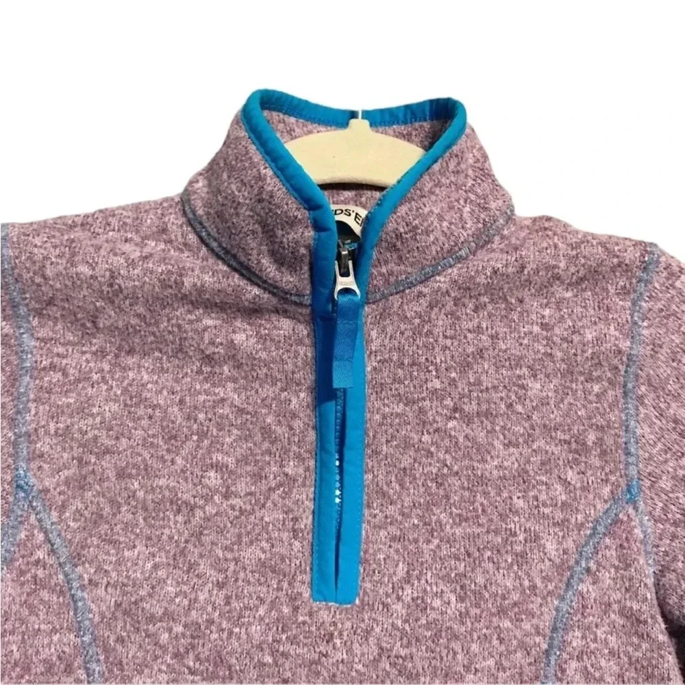 Lands End Half Zip Pullover Sweater Size Small 7-8